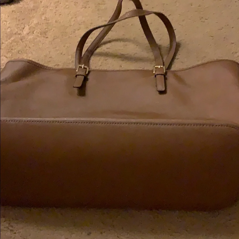 Michael Kors Brown Leather Tote Bag